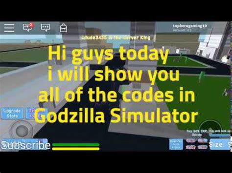 codes for godzilla simulator|roblox vehicle simulator codes list.